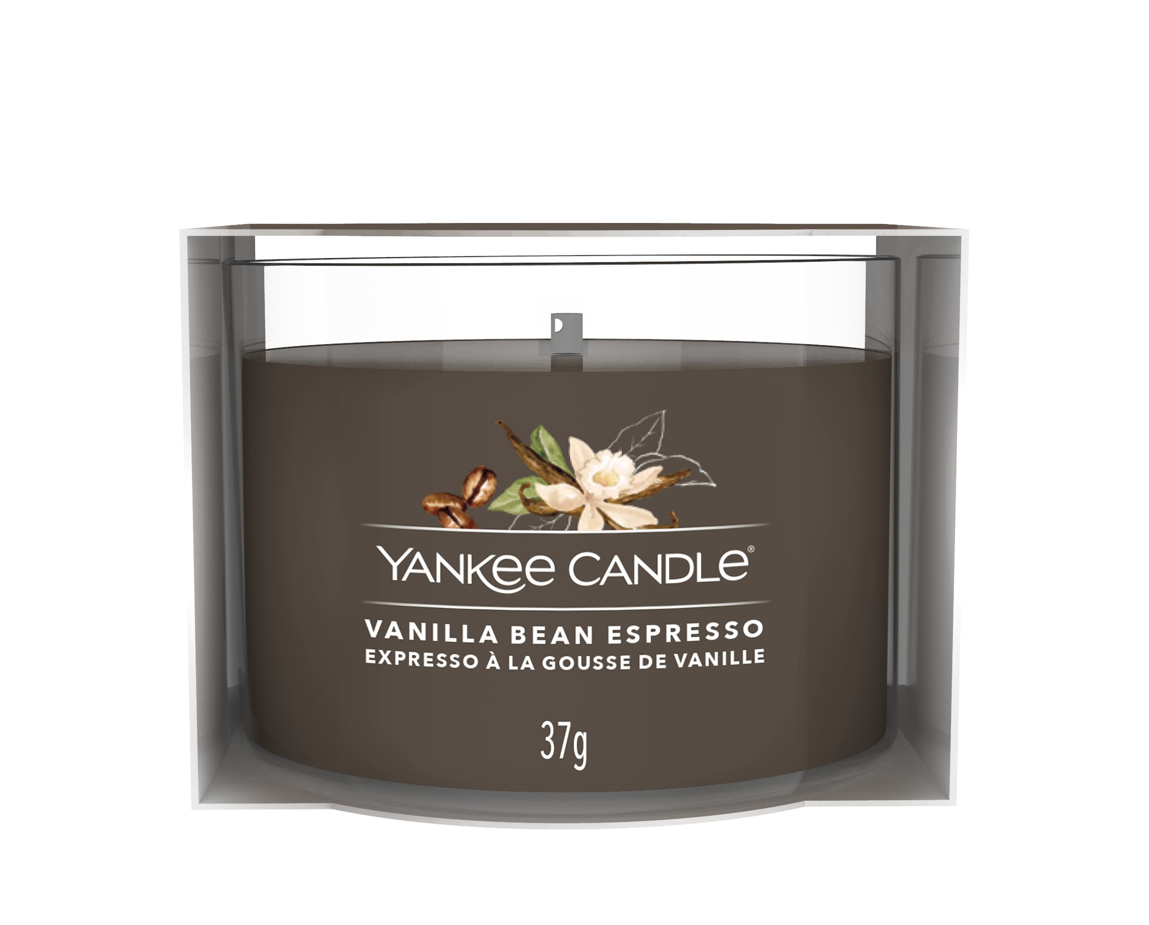 Ароматическая свеча Yankee Candle мини, vanilla bean espresso