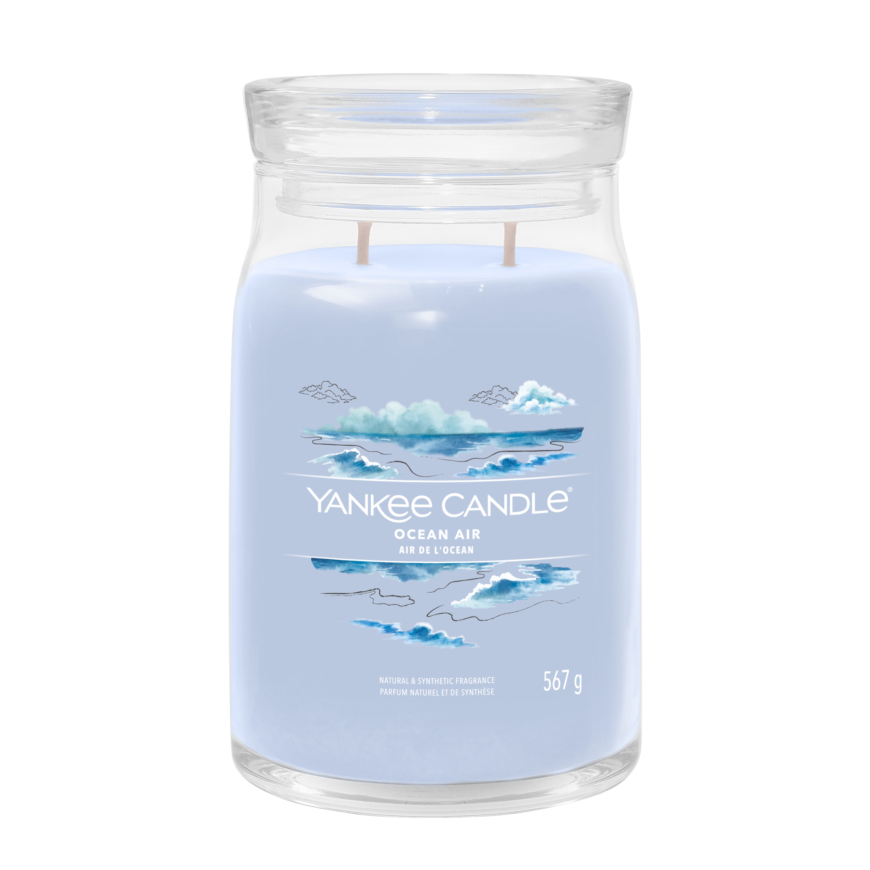 Ароматическая свеча Yankee Candle Signature большаая 2 фитиля, Ocean Air