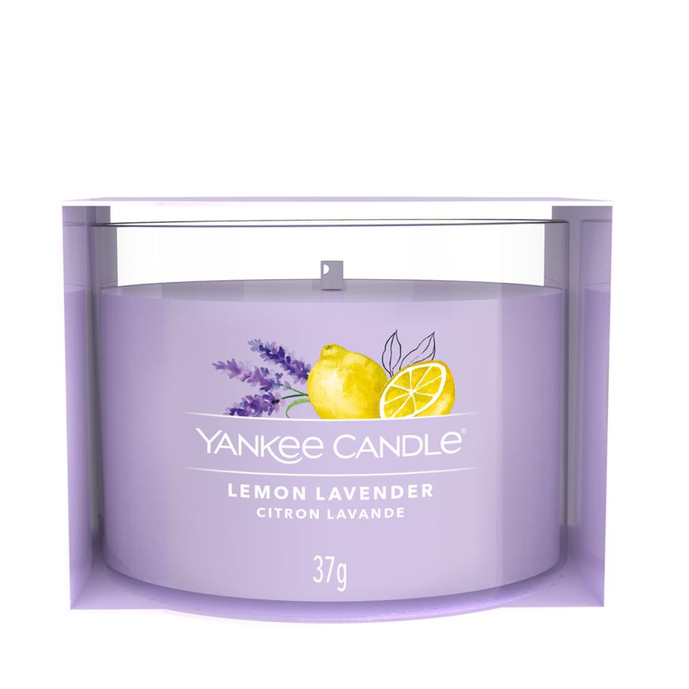 Ароматическая свеча Yankee Candle мини, Лимон лаванда 37 гр