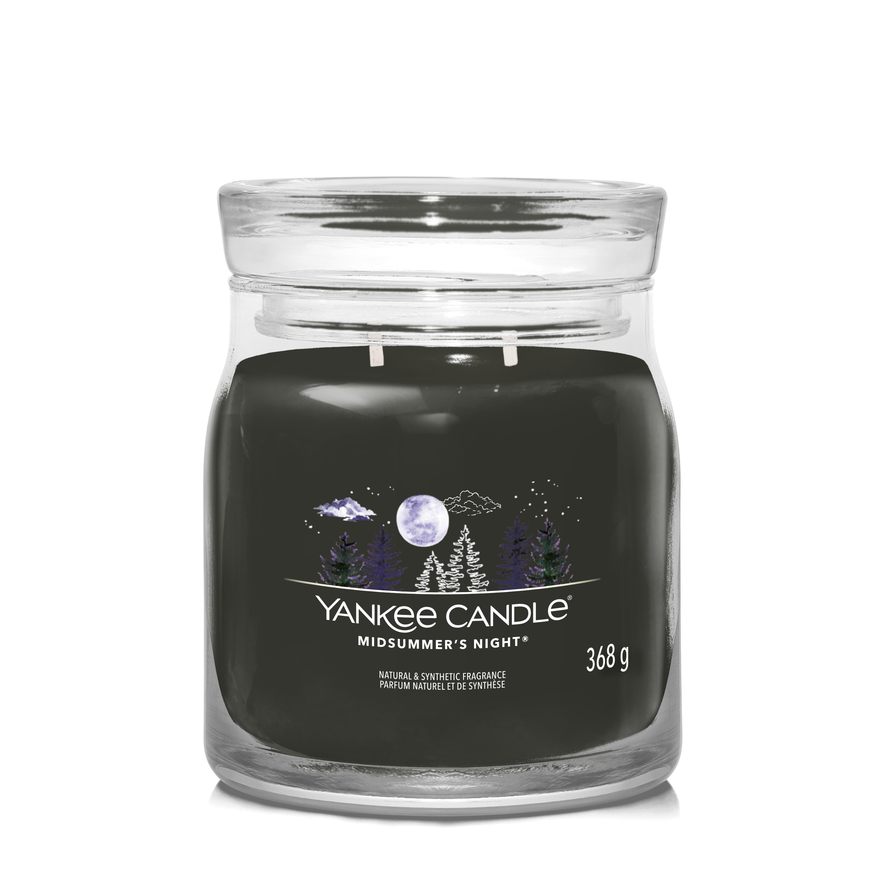 Ароматическая свеча Yankee Candle Signature средняя 2 фитиля, Летняя ночь 369 гр