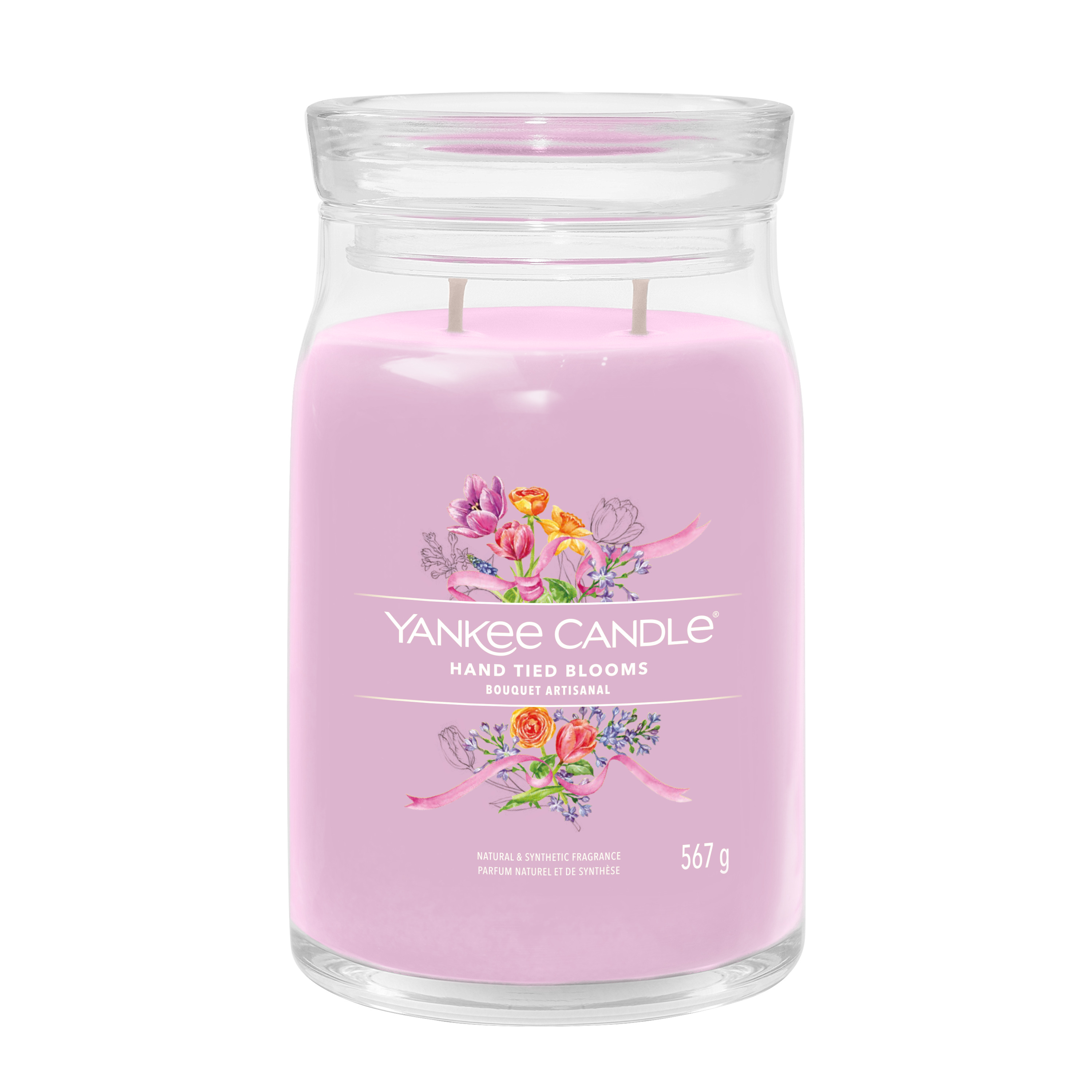 Ароматическая свеча Yankee Candle Signature большаая 2 фитиля, Цветочный букет 567 гр