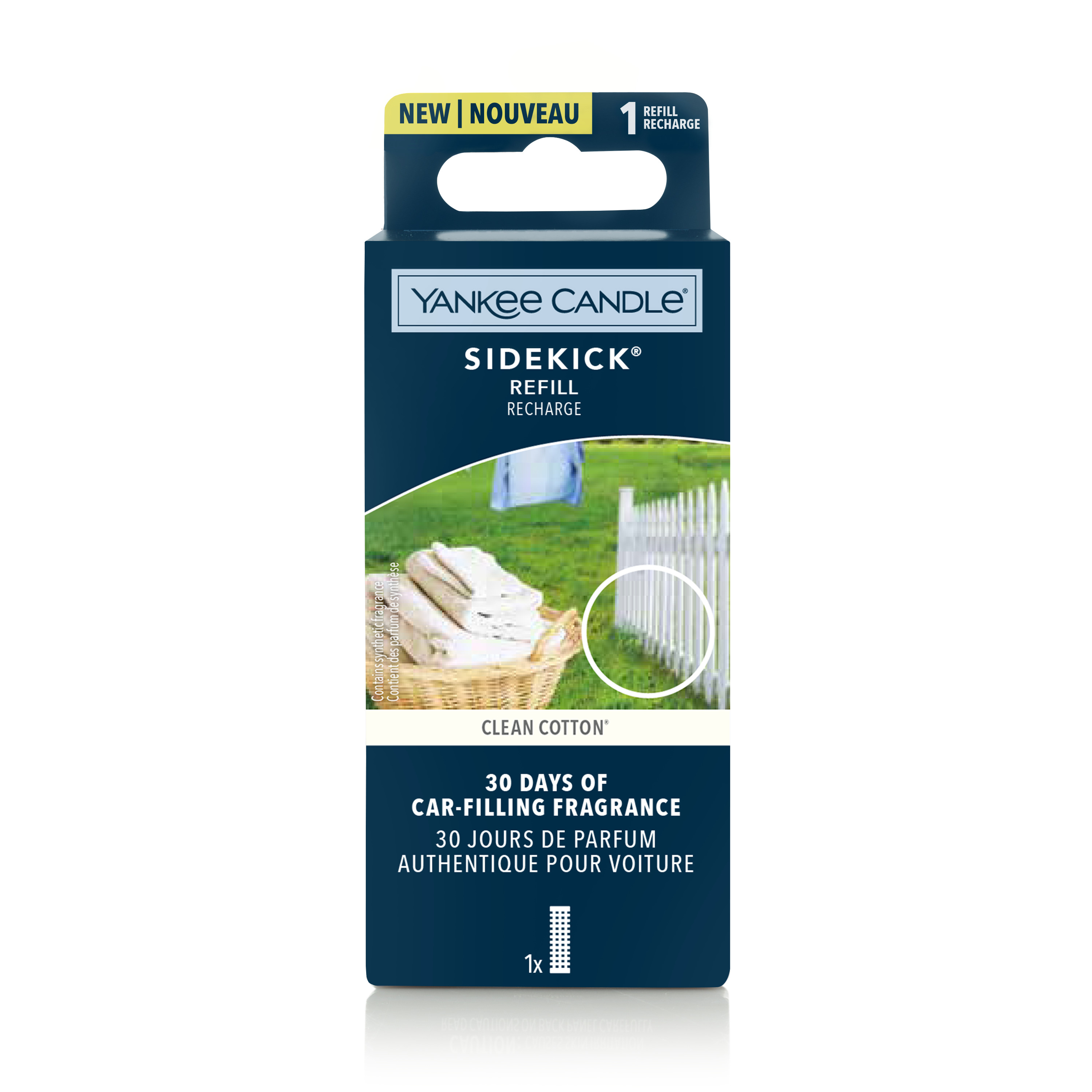 Авто ароматические стики Yankee Candle,Чистое белье/Clean cotton