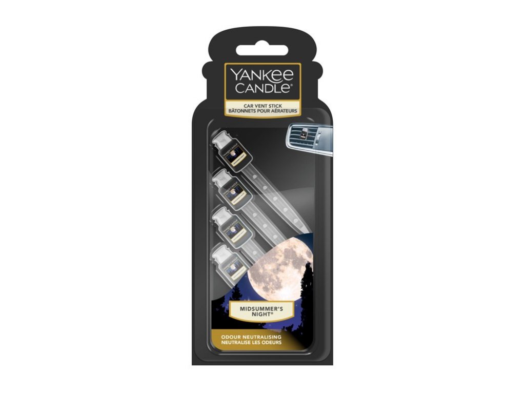 Авто ароматические стики Yankee Candle,Летняя ночь/Midsummer night