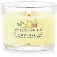 Ароматическая свеча Yankee Candle мини,Ягодный лимонад со льдом /Iced berry lemonade