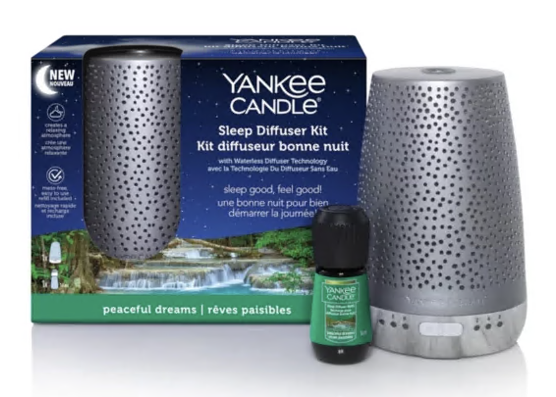 Ультразвуковой диффузор для сна Yankee Candle,Серебрянный /Silver